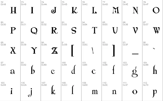 Shangri font