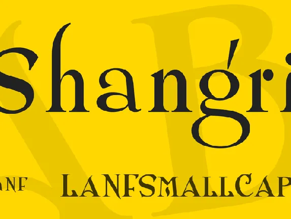 Shangri font