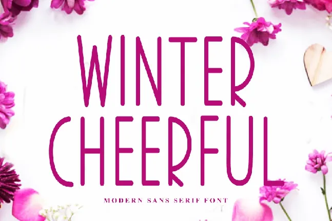 Winter Cheerful font