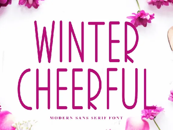 Winter Cheerful font