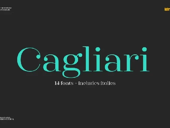 Cagliari font