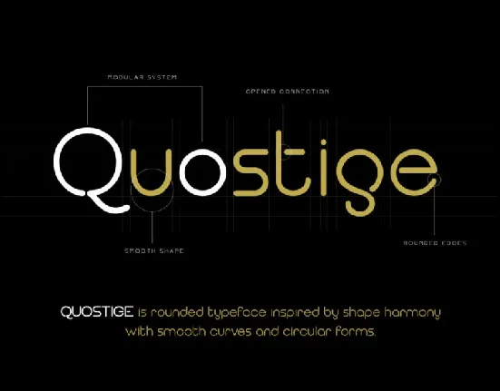 Quostige Sans Serif font