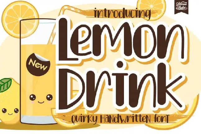 Lemon Drink Display font