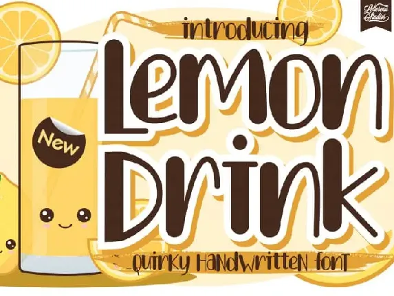 Lemon Drink Display font