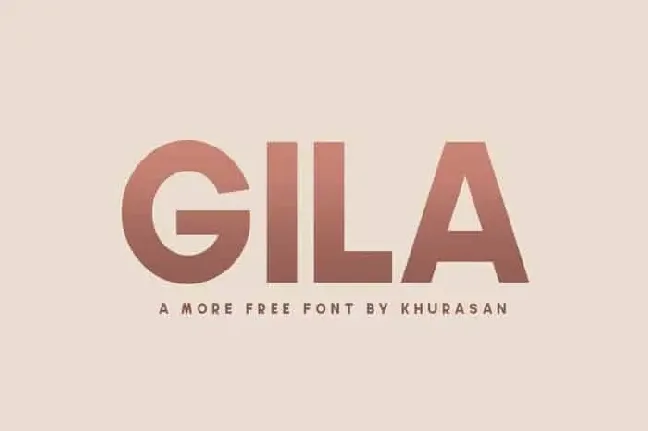 Gila Sans Serif font