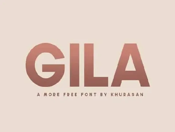 Gila Sans Serif font