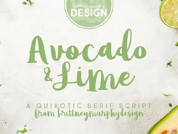 Avocado & Lime Script Free font