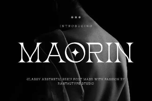 Maorin font