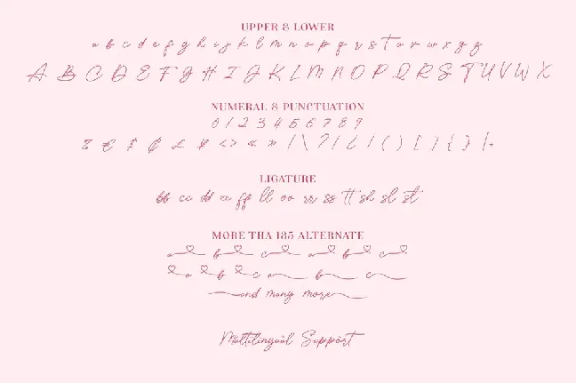 Lovely Love font