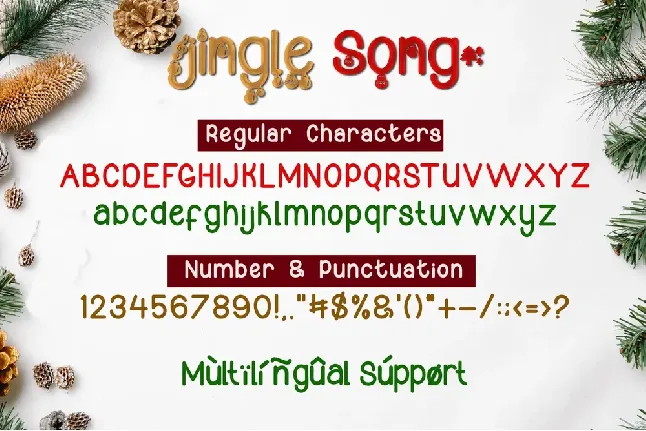 Jingle Song font