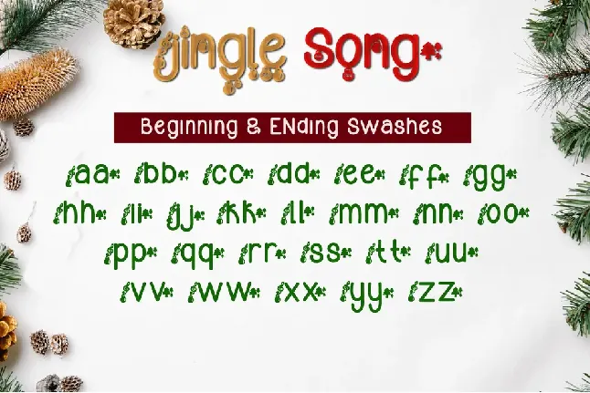 Jingle Song font