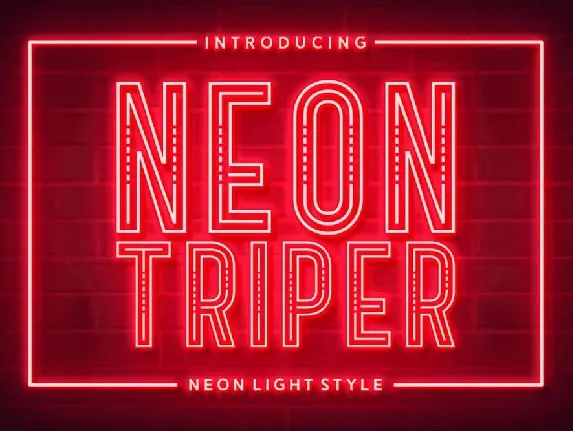 Neon Triper font