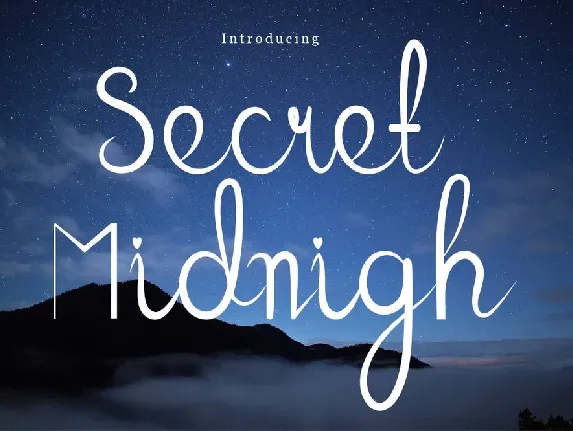 Secret Midnigh font