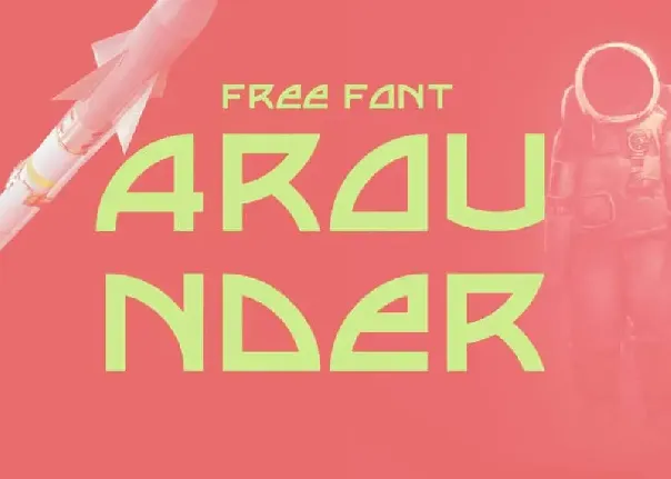 Arounder Display font