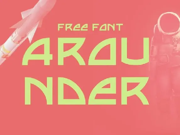 Arounder Display font