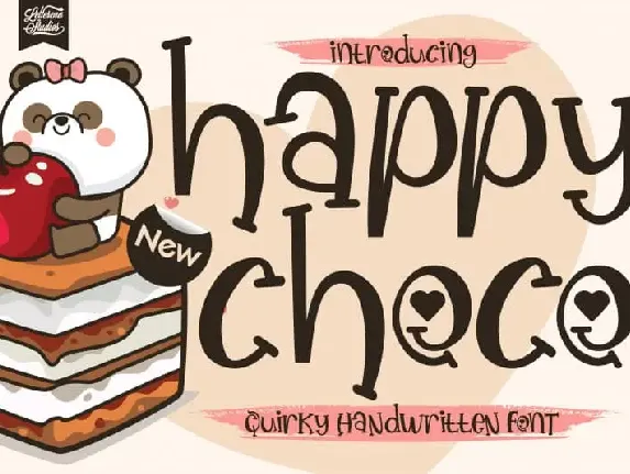 Happy Choco Display font