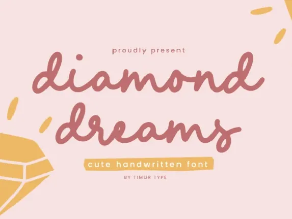 Diamond Dreams font