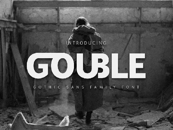 Gouble font