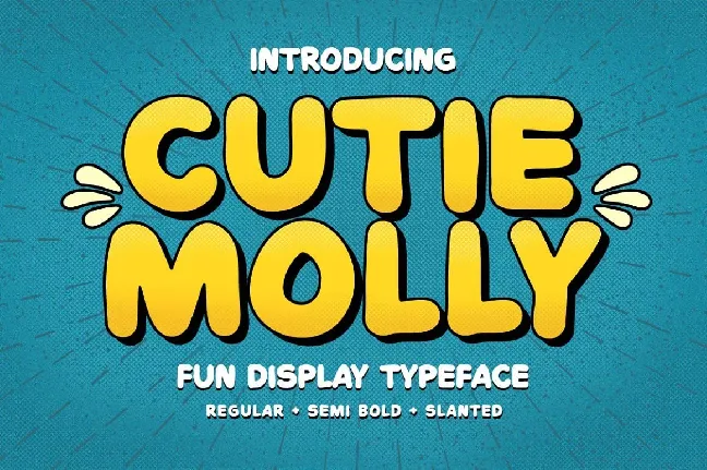 Cutie Molly font