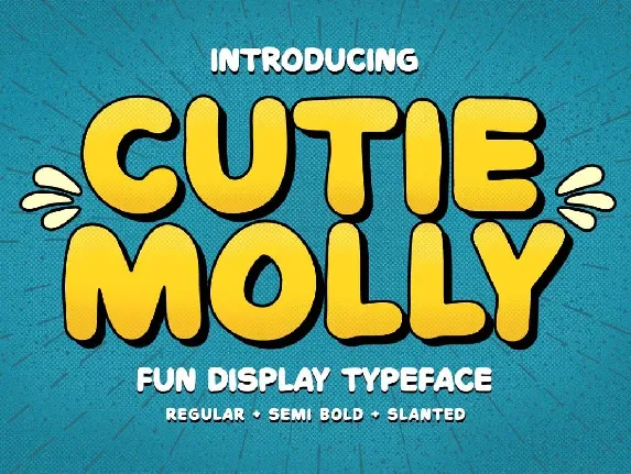 Cutie Molly font