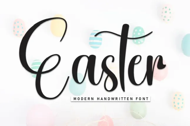 Easter Script font