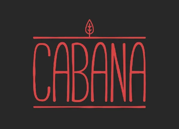 CABANA Free font