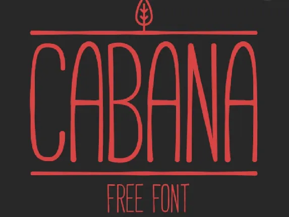 CABANA Free font