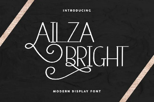 Ailza Bright Demo font