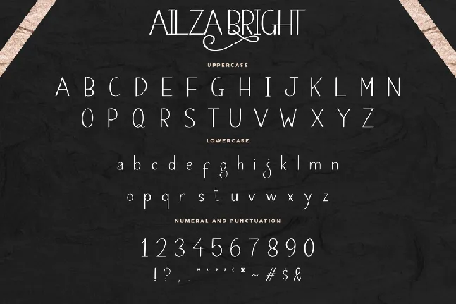 Ailza Bright Demo font