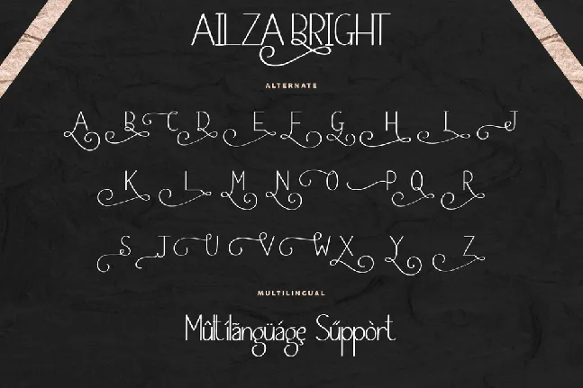 Ailza Bright Demo font