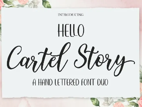 Hello Cartel Story font