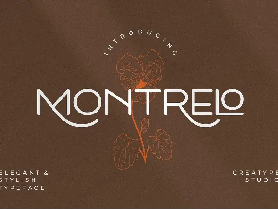 Montrelo font