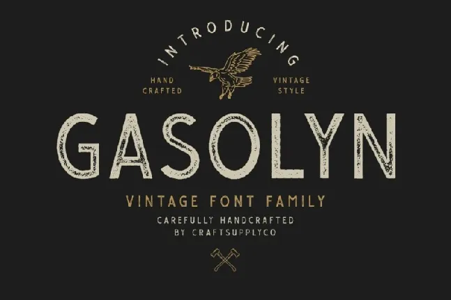 Gasolyn Display font