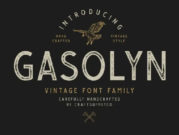 Gasolyn Display font