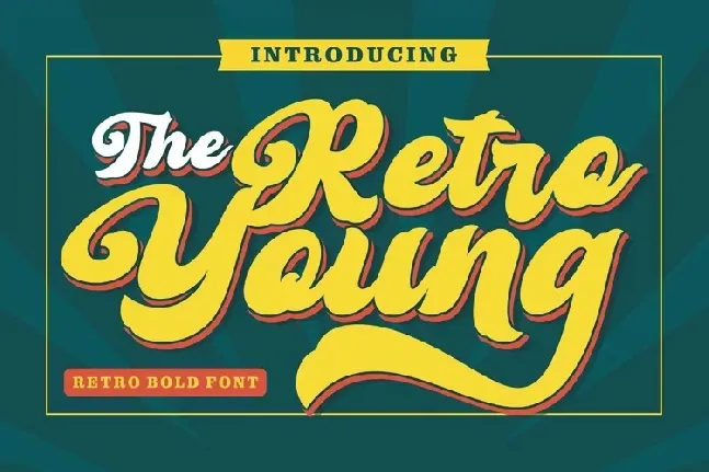 Retro Young font