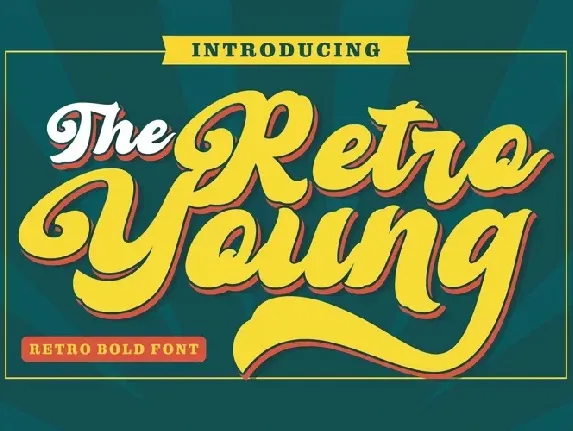 Retro Young font