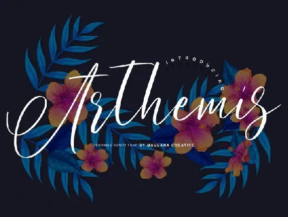 Arthemis Script font