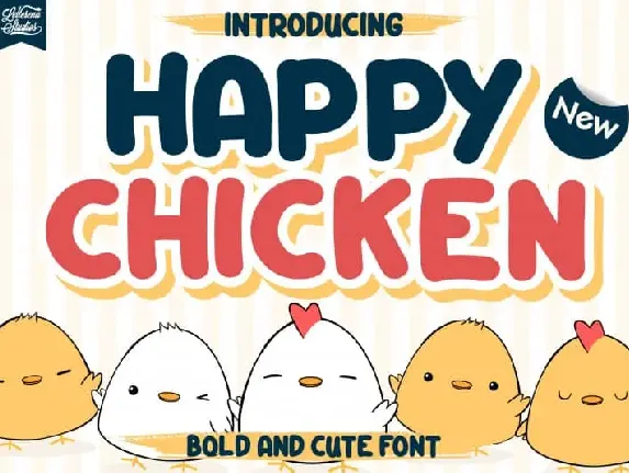 Happy Chicken Display font