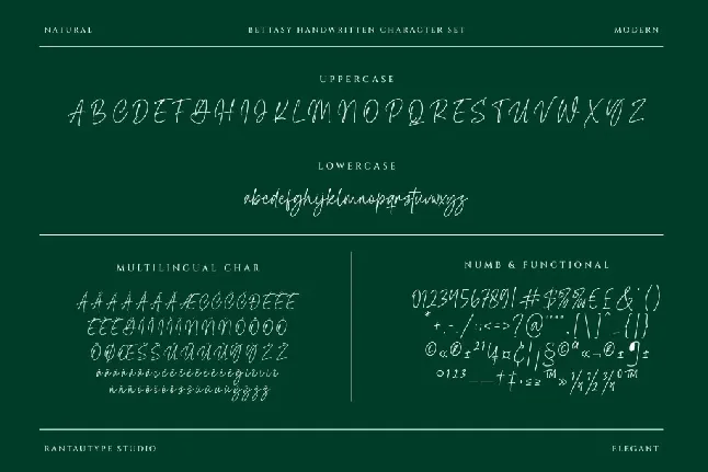 Bettasy font