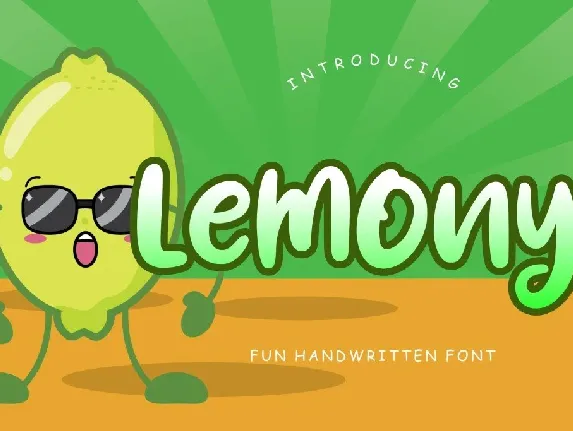 Lemony font