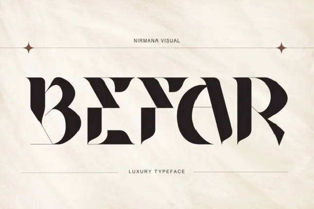 Befar Luxury font