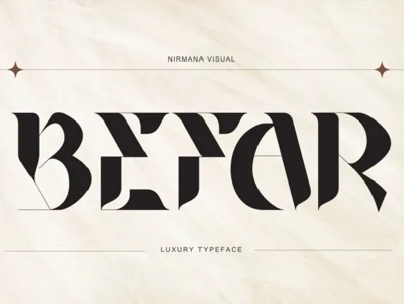 Befar Luxury font