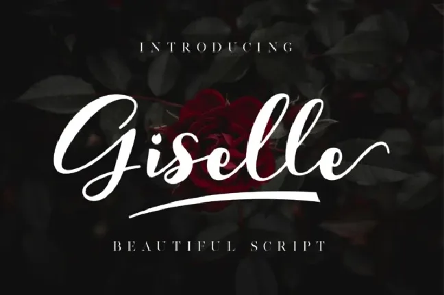 Giselle Calligraphy font