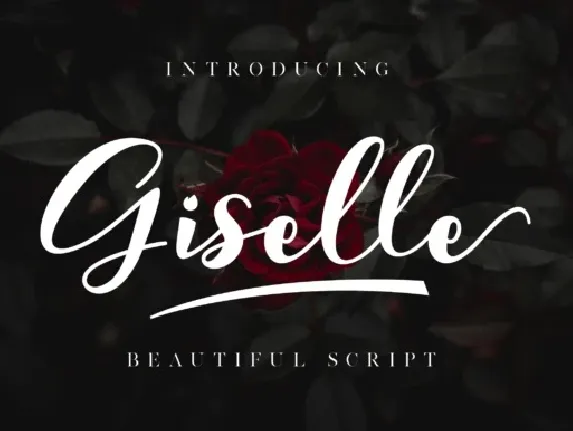 Giselle Calligraphy font