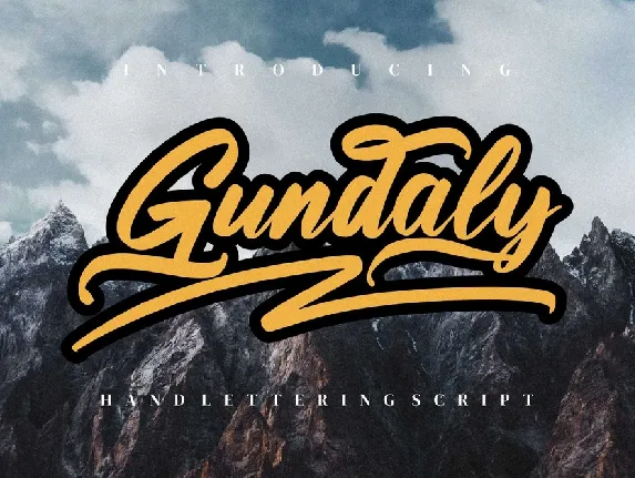 Gundaly font