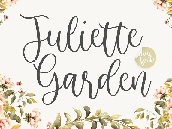 Juliette Garden font