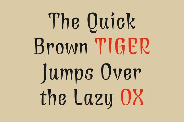 Oxtiger font