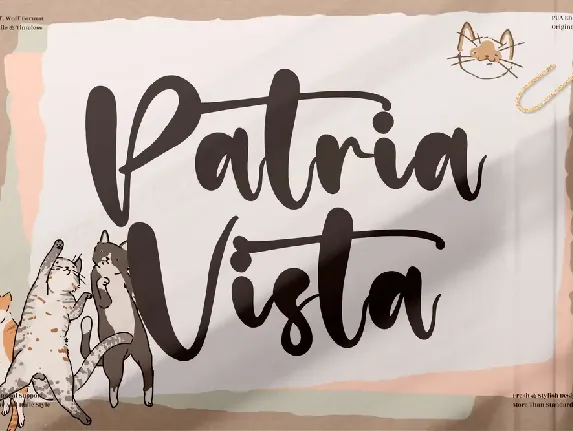 Patria Vista font