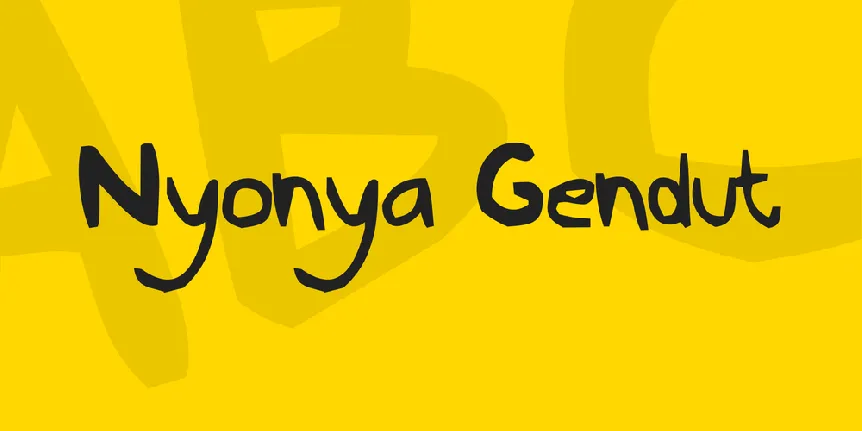 Nyonya Gendut font