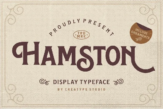 Hamston Typeface font